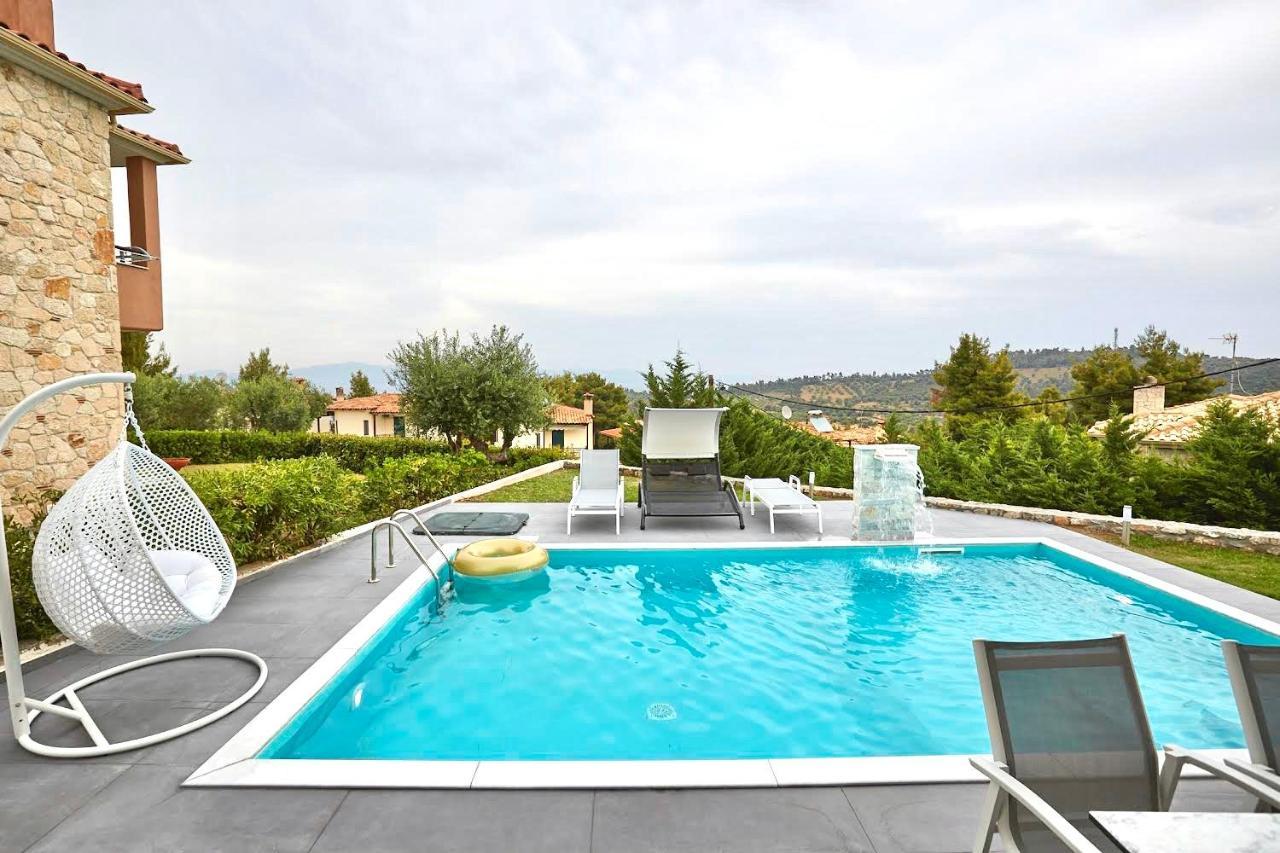 Earthy Boutique Luxurious House -Marble Luxury House Villa Palioúri Eksteriør bilde