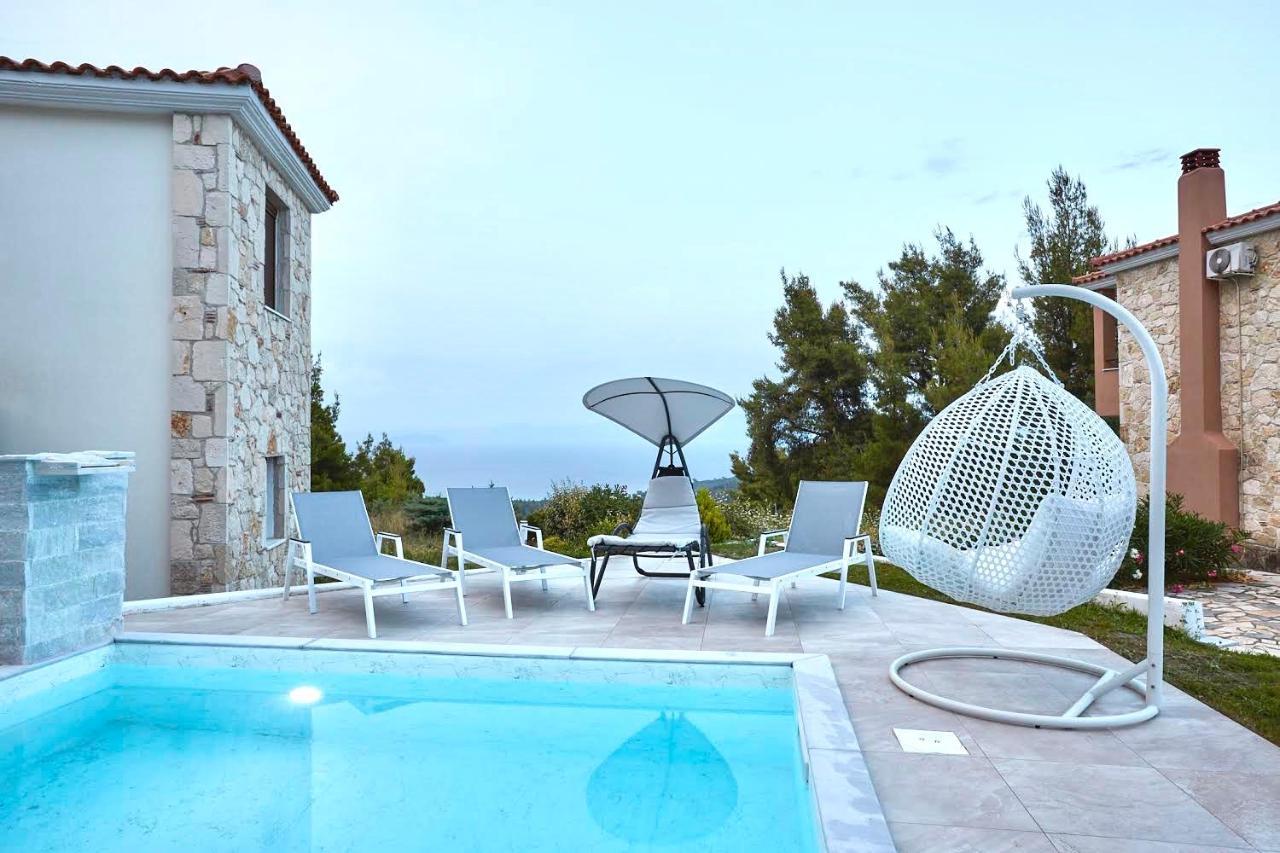 Earthy Boutique Luxurious House -Marble Luxury House Villa Palioúri Eksteriør bilde