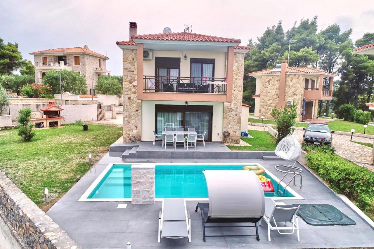 Earthy Boutique Luxurious House -Marble Luxury House Villa Palioúri Eksteriør bilde